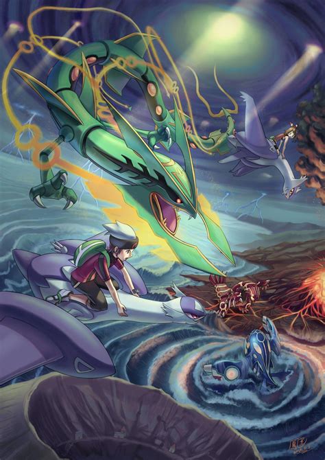 wallpaper rayquaza|Awesome Rayquaza Groudon and Kyogre Wallpapers .